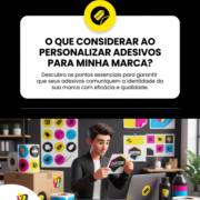 O que considerar ao personalizar adesivos para minha marca?