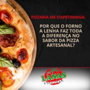 Pizzaria em Itapetininga: por que o forno a lenha faz toda a diferença no sabor da pizza artesanal?