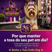 Por que manter a tosa do seu pet em dia?