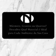 Mármore, Granito ou Quartzo? Descubra Qual Material é Ideal para Cada Ambiente da Sua Casa