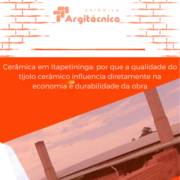 Cerâmica em Itapetininga: por que a qualidade do tijolo cerâmico influencia diretamente na economia e durabilidade da obra