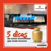 3 Dicas de como economizar o gás nesse inverno .