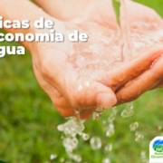 Dicas de economia de água.