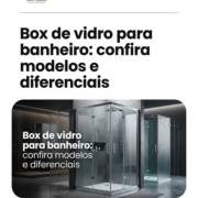 Box de vidro para banheiro: confira modelos e diferenciais