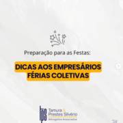 Dica aos empresários: Férias coletivas