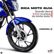Quando devo trocar os pneus da minha moto?