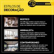 ESTILOS DE DECORAÇÃO DE CASAS