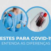 Saiba a diferença entre os testes de Covid-19