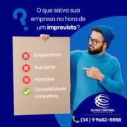 O que salva sua empresa na hora de um imprevisto?