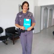 CABO PM ADRIANA SILVA É A "POLICIAL DO MÊS DE OUTUBRO" DA TERCEIRA COMPANHIA DO 34º BPM/I