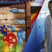 A arte de Elvis estampa caminhões e paredes de Botucatu