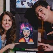 Adolescente esbanja talento com retratos realistas