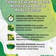 Como a Caçamba Certa Acelera Sua Obra e Reduz Custos