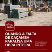 Quando A Falta De Caçamba Paralisa Uma Obra Inteira