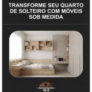 Transforme seu quarto de solteiro com móveis sob medida