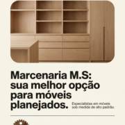 Marcenaria M.S: sua melhor opção para móveis planejados