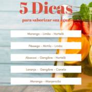 5 dicas para saborizar sua água: