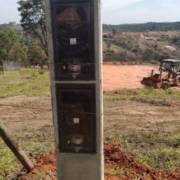 Instalação de Poste Padrão Acoplado Duplo B1