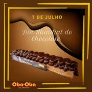Dia mundial do Chocolate! Dia 7 de julho.