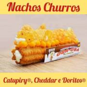 Churros salgado Nachos! Deliciosa Combinação de Catupiry, Cheddar e Doritos!