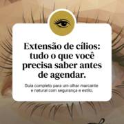 Extensão de cílios: tudo o que você precisa saber antes de agendar
