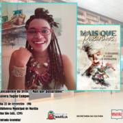 Escritora lança livro sobre universo feminino na Biblioteca Municipal