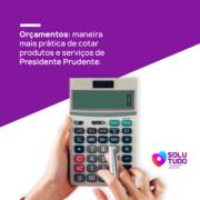 Faça orçamentos na Solutudo