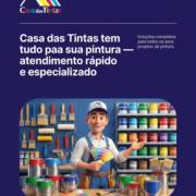 Casa das Tintas tem tudo para sua pintura — atendimento rápido e especializado