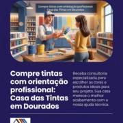 Compre tintas com orientação profissional: Casa das Tintas em Dourados