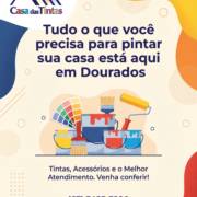 Tudo o que você precisa para pintar sua casa está aqui em Dourados