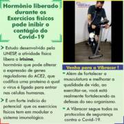 Hormônio liberado durante os Exercícios Físicos pode inibir o contágio do Covid-19