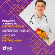 Parabéns a todos os nutricionistas!