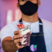 Se você é do tipo que gosta de açaí com váaaaarios toppings. Massa!