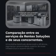 Comparação entre os serviços da Rentex Soluções e de seus concorrentes