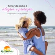 Amor de mãe é alegria e proteção