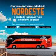 Conheça as principais cidades do Nordeste a bordo da frota mais moderna do Brasil