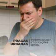 Você sabia que as pragas urbanas podem causar intoxicações graves?