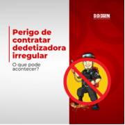 Qual o perigo de contratar empresas não autorizadas para controle de pragas?
