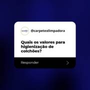 Quais os valores para higienização de colchões