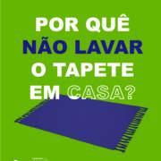 Por que não lavar o tapete em casa??