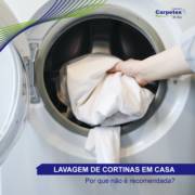 Por que a lavagem de cortinas em casa não é recomendada