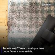 Como um tapete sujo afeta na sua saúde