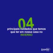 Principais cuidados com a nossa casa no inverno