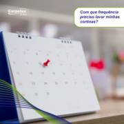 Com qual frequência preciso lavar minhas cortinas