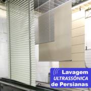 Lavagem Ultrassônica de Persiana