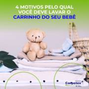 A importância de lavar o carrinho de bebê