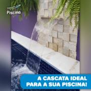 A cascata ideal para sua piscina!