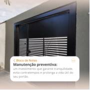 CHECKLIST DE MANUTENÇÃO PREVENTIVA: MANTENHA SEU PORTÃO SEGURO E FUNCIONANDO PERFEITAMENTE