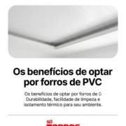 Os benefícios de optar por forros de PVC