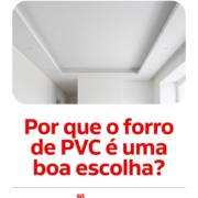 Por que o forro de PVC é uma boa escolha?
